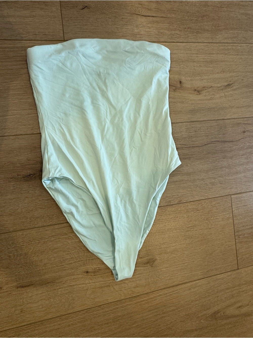 Toast Swim Strapless One-Piece Swimsuit in Light Aqua